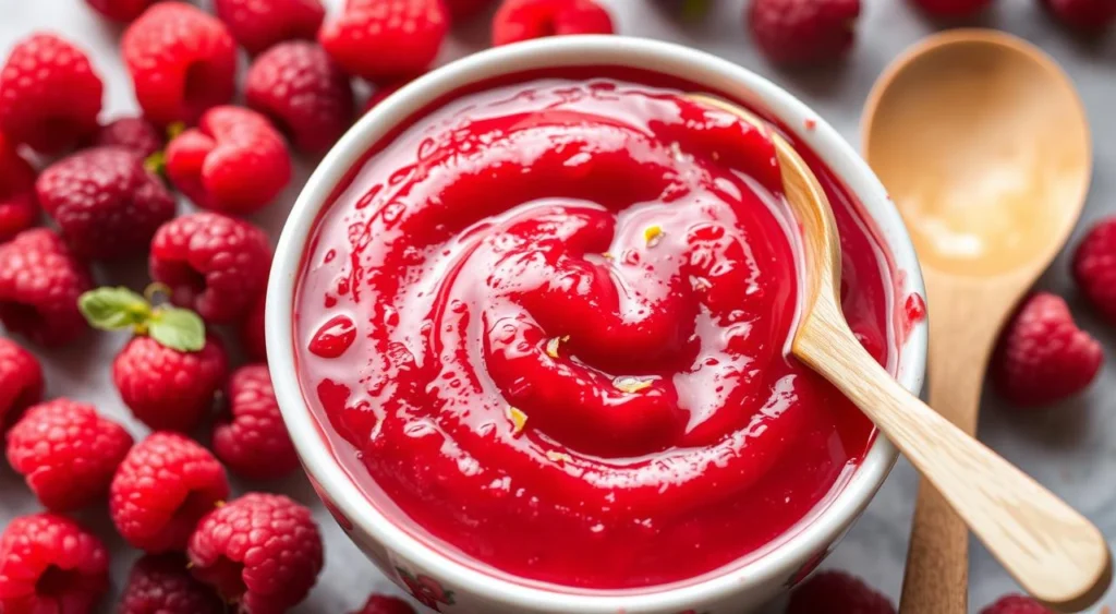 Preparing the Perfect Raspberry Puree
