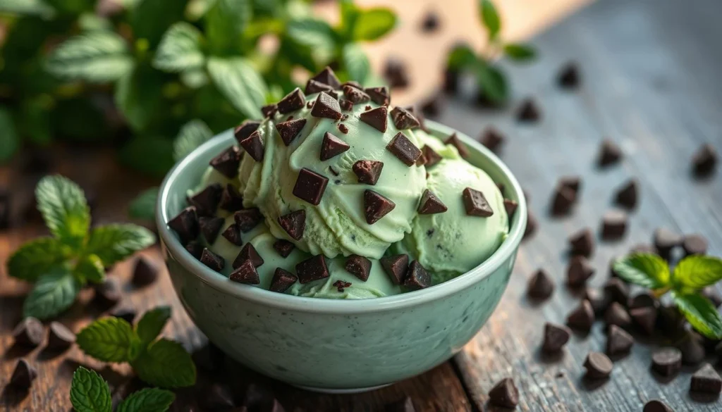 Refreshing Ninja Creami Mint Chocolate Chip Ice Cream